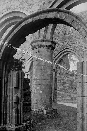 ABBEY ARCHES FROM CLOISTER